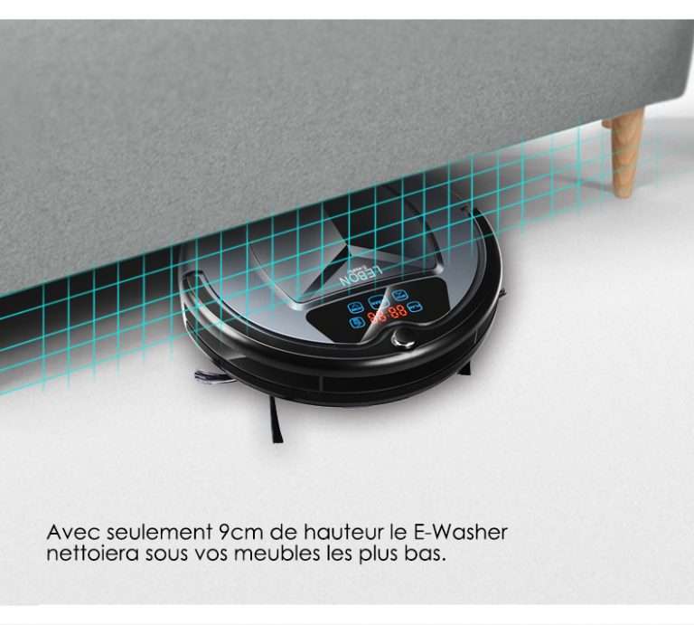 Aspirateur robot laveur E-Smart Lebon - Électroménager